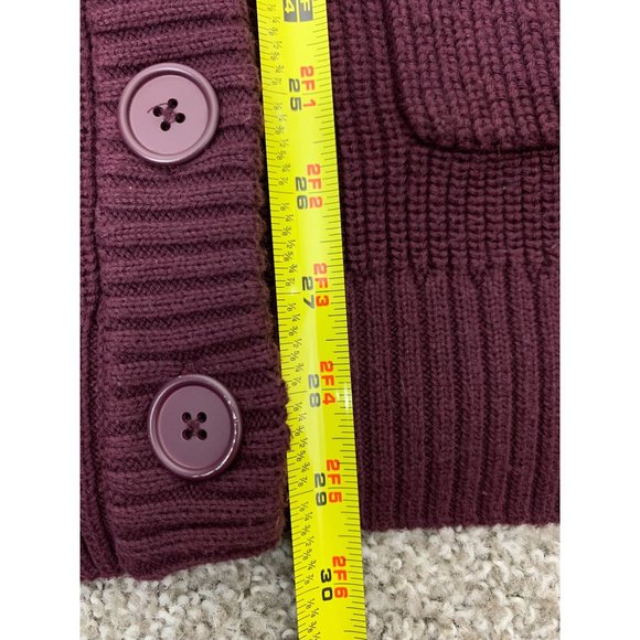 Athleta West End Oversized Cardigan in Antique Burgundy - Picture 8 of 9